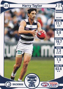 2014 Team Zone AFL Team #25 Harry Taylor Front
